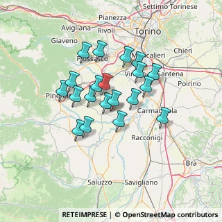 Mappa Via Virle, 10067 Vigone TO, Italia (10.9905)