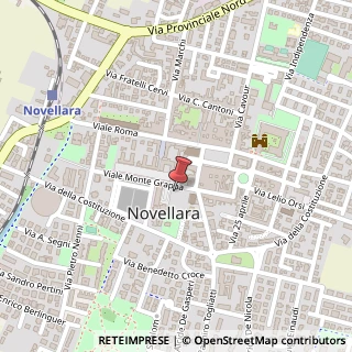 Mappa Viale Monte Grappa, 7, 42017 Novellara, Reggio nell'Emilia (Emilia Romagna)