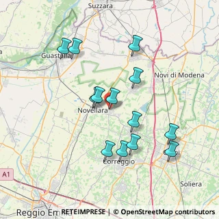 Mappa Piazza Don Gino Fiaccadori, 42012 Campagnola Emilia RE, Italia (7.18)