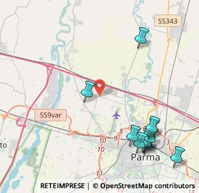 Mappa Str. Parma Rotta, 43031 Roncopascolo PR, Italia (5.19636)