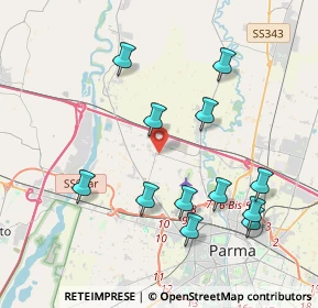 Mappa Str. Parma Rotta, 43031 Roncopascolo PR, Italia (4.11583)