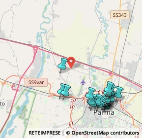 Mappa Str. Parma Rotta, 43031 Roncopascolo PR, Italia (5.0495)