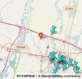 Mappa Str. Parma Rotta, 43031 Roncopascolo PR, Italia (6.665)