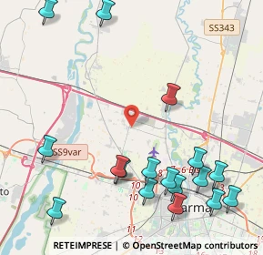 Mappa Str. Parma Rotta, 43031 Roncopascolo PR, Italia (5.41471)