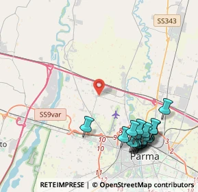 Mappa Str. Parma Rotta, 43031 Roncopascolo PR, Italia (5.072)