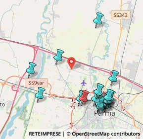 Mappa Str. Parma Rotta, 43031 Roncopascolo PR, Italia (4.9685)