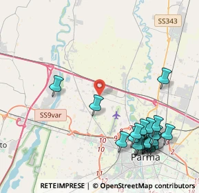 Mappa Str. Parma Rotta, 43031 Roncopascolo PR, Italia (5.147)