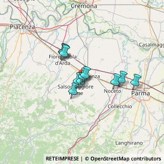Mappa Frazione Ponte Ghiara, 43039 Salsomaggiore Terme PR, Italia (9.68182)