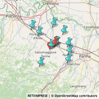 Mappa Frazione Ponte Ghiara, 43039 Salsomaggiore Terme PR, Italia (10.74167)