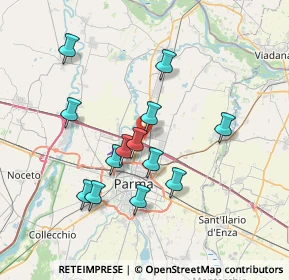 Mappa Via Arandora Star, 43122 Parma PR, Italia (6.73)