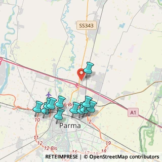 Mappa Via Arandora Star, 43122 Parma PR, Italia (4.28)