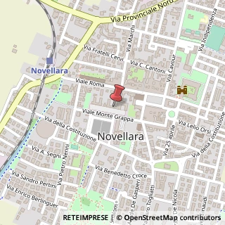 Mappa Viale Montegrappa, 16, 42017 Novellara, Reggio nell'Emilia (Emilia Romagna)