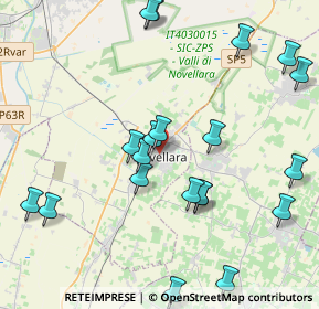 Mappa Viale Montegrappa, 42017 Novellara RE, Italia (4.7295)