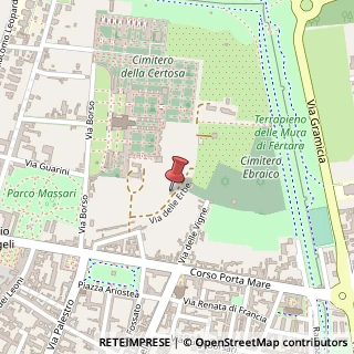 Mappa Via dell'Erbe, 29, 44100 Ferrara, Ferrara (Emilia Romagna)