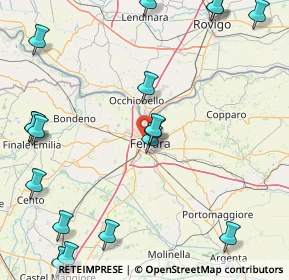 Mappa , 44122 Ferrara FE, Italia (23.33056)