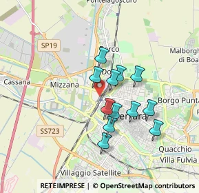 Mappa , 44122 Ferrara FE, Italia (1.3825)