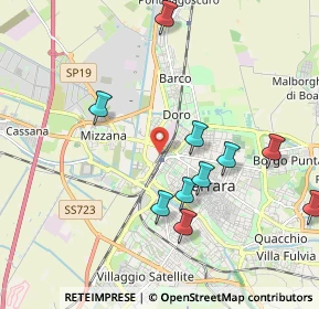 Mappa , 44122 Ferrara FE, Italia (2.30091)