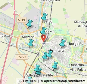 Mappa , 44122 Ferrara FE, Italia (2.37167)