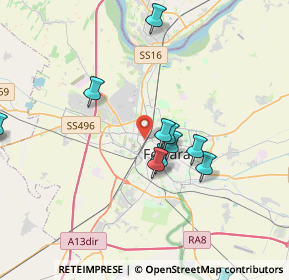 Mappa , 44122 Ferrara FE, Italia (4.62154)