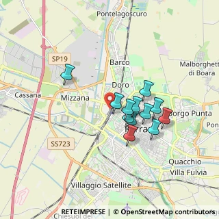 Mappa , 44122 Ferrara FE, Italia (1.37917)