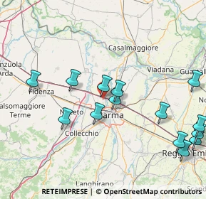 Mappa Strada Rota Ligneres, 43126 Baganzola PR, Italia (18.76286)