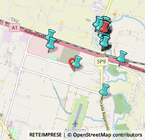 Mappa Strada Rota Ligneres, 43126 Baganzola PR, Italia (1.0625)