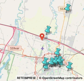 Mappa Strada Rota Ligneres, 43126 Baganzola PR, Italia (5.24417)