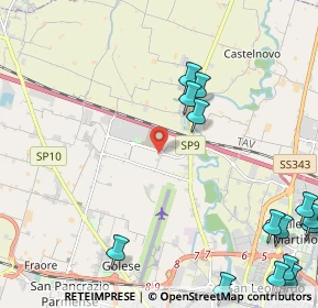 Mappa Strada Rota Ligneres, 43126 Baganzola PR, Italia (3.23786)