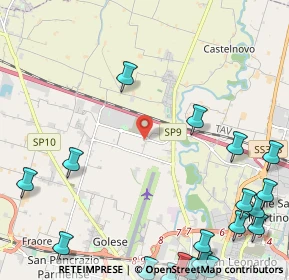 Mappa Strada Rota Ligneres, 43126 Baganzola PR, Italia (3.494)