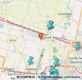 Mappa Strada Rota Ligneres, 43126 Baganzola PR, Italia (3.663)