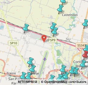 Mappa Strada Rota Ligneres, 43126 Baganzola PR, Italia (3.316)