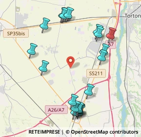 Mappa SP di Levata, 15062 Bosco Marengo AL, Italia (4.762)