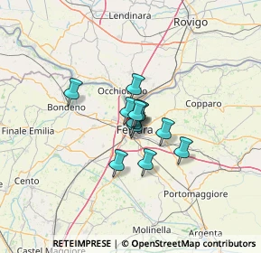 Mappa Viale della Costituzione, 44121 Ferrara FE, Italia (6.70917)