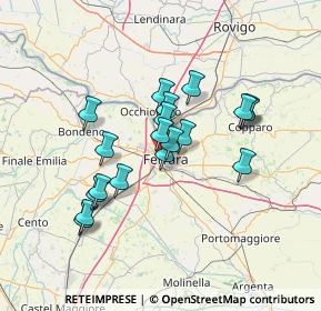 Mappa Viale della Costituzione, 44121 Ferrara FE, Italia (11.63526)