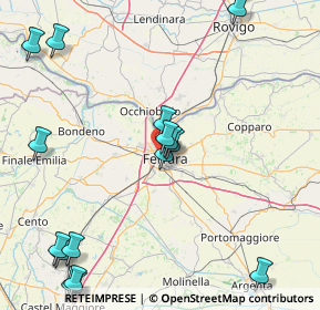 Mappa Viale della Costituzione, 44121 Ferrara FE, Italia (22.29882)