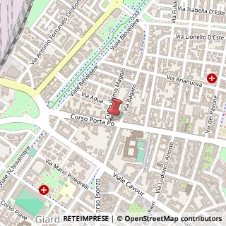 Mappa Corso Porta Po, 106, 44120 Ferrara, Ferrara (Emilia Romagna)