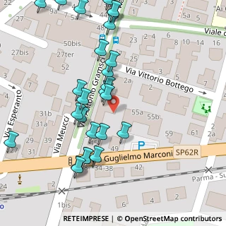 Mappa Via Vittorio Bottego, 43058 Sorbolo PR, Italia (0.05714)