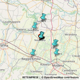 Mappa Via Vittorio Veneto, 42017 Novellara RE, Italia (7.196)