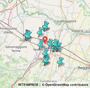 Mappa Via Berna, 43010 Fontevivo PR, Italia (10.50667)