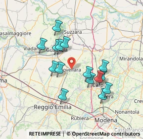 Mappa Via Pietro Mascagni, 42017 Novellara RE, Italia (12.67333)