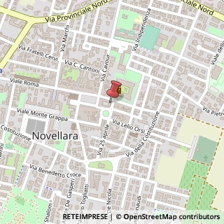Mappa Piazzale Guglielmo Marconi, 12, 42017 Novellara, Reggio nell'Emilia (Emilia Romagna)