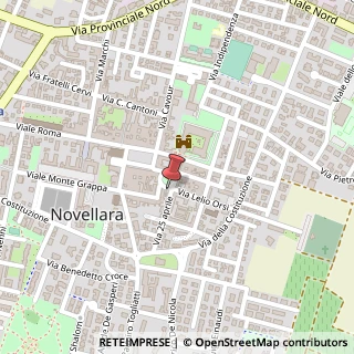 Mappa Piazza Giuseppe Mazzini, 11/1, 42017 Novellara, Reggio nell'Emilia (Emilia Romagna)