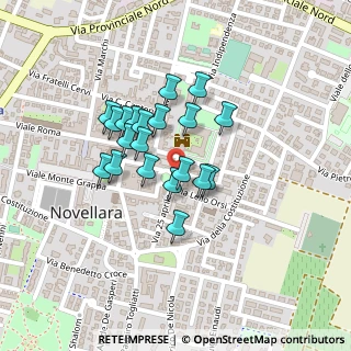 Mappa Piazzale Guglielmo Marconi, 42017 Novellara RE, Italia (0.165)