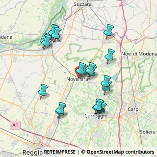 Mappa Piazzale Guglielmo Marconi, 42017 Novellara RE, Italia (7.57)