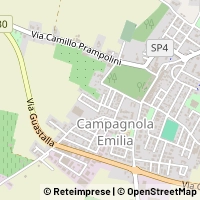 Mapa Campagnola Emilia