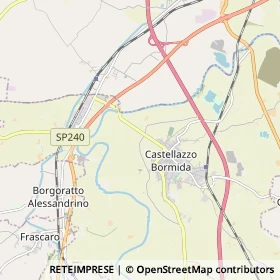 Mappa Castellazzo Bormida