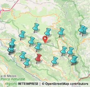 Mappa 67020 Castelvecchio Calvisio AQ, Italia (9.715)