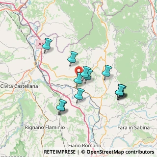 Mappa Via dei Gradini num., 02044 Forano RI, Italia (6.99923)