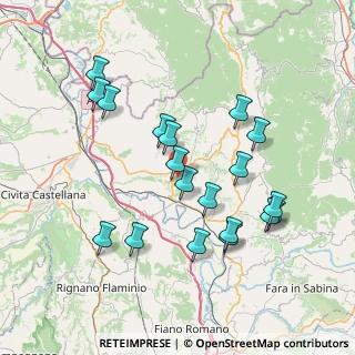 Mappa Via dei Gradini num., 02044 Forano RI, Italia (7.81789)