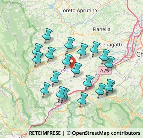 Mappa Contrada Cesura, 65020 Cugnoli PE, Italia (6.916)
